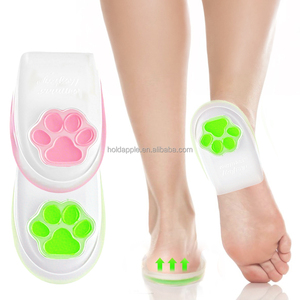 Coppe tacco in Gel di Silicone imbottitura inserti <span class=keywords><strong>per</strong></span> <span class=keywords><strong>scarpe</strong></span> <span class=keywords><strong>per</strong></span> fascite plantare mal di tacco, sperone osseo - Product Image 1