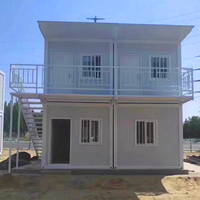 Conteneur maritime préfabriqué en acier moderne de 20 pieds et 40 pieds pour hôtel/villa, abri extérieur portable, maison mobile, conteneur plat préassemblé - Chine