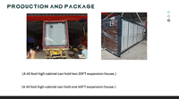 2025 nouveau Mini bureau à domicile intégré Pod extensible conteneur d'expédition maison extensible Capsule chambre acier Villa entrepôt