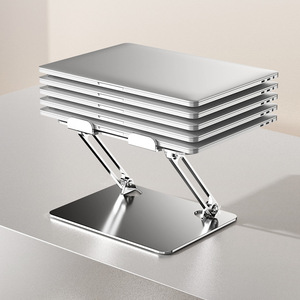Soporte Universal para Laptop y Tablet, Metálico, Plegable, Portátil, Ajustable en Altura, con Ventilación, Venta al Por Mayor - Product Image 4