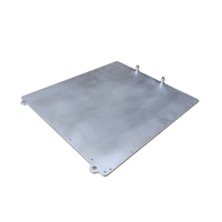 Plaque de refroidissement liquide en aluminium pour grandes machines, plaque de refroidissement à eau personnalisée