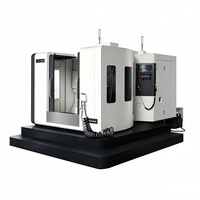 Centre d'usinage horizontal CNC 3 axes HMC630 robuste à haute rigidité avec système de refroidissement automatique et magazine d'outils pour pièces industrielles