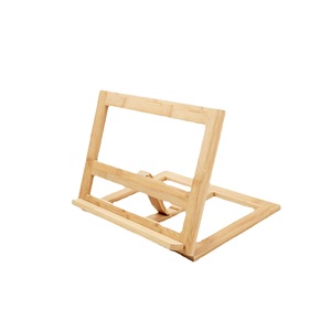 Support de téléphone en bois de bambou, support de bureau pliable pour Apple IPhone, support de rangement pour la maison et le bureau - Product Image 4