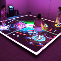 Piste de danse interactive pour jeux d'enfants 30x30cm Lumière de piste de danse interactive à LED jeux lumineu