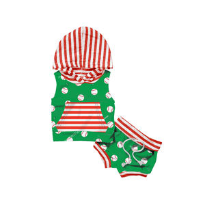 Ensemble de vêtements à capuche pour bébé garçon et fille, été, nouveau-né, unisexe, 2 pièces, TZ-121-ZXG - Product Image 2