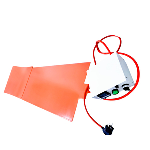 Couvertures chauffantes en silicone personnalisées et flexibles de 1,5 mm et 3 mm d'épaisseur, 350*2000 mm, 220V 240V, pour la fabrication de presses à ski et de snowboards - Product Image 2