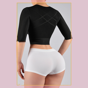 Gilet de mise en forme, <span class=keywords><strong>sous</strong></span>-<span class=keywords><strong>vêtement</strong></span> de mise en forme du corps entier, contrôle du ventre, body amincissant pour femmes, tissu respirant, <span class=keywords><strong>corset</strong></span> fabriqué en Chine - Product Image 6