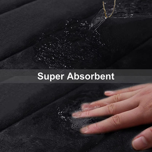 Tapis de bain antidérapant super absorbant en mousse à mémoire de forme, tapis de douche doux pour la décoration intérieure, chambre et salle de bain - Product Image 4