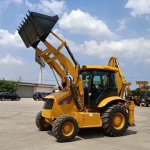 New China 388 4x4 Tractor loader backhoe Mini Wheel Loader Backhoe