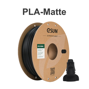 Filament d'impression 3D ESUN PLA-mat noir, 1,75 mm, bobine de 1 kg, imprimante FDM, surface mate économique, ROHS REACH MSDS - Product Image 1