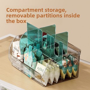 GREENSIDE - Recipiente de Almacenamiento de Alimentos Multifuncional de Plástico de Lujo, Apto para Alimentos, Capacidad para 2 Vasos Desechables Transparentes Grandes para el Hogar - Product Image 2