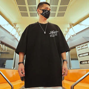 Camiseta masculina europeia e americana com estampa de imagem, camiseta estampada moderna para homens - Product Image 2