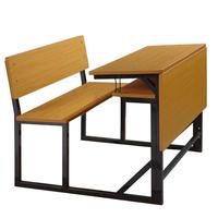 Bureau et chaise d'étudiant de lycée banc de haute qualité ensemble de table pour enfants en bois meubles d'étude