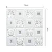 Autocollant mural 3D auto-adhésif en XPE, décoration murale moderne imperméable pour usage domestique et de divertissement