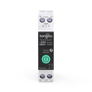 Para TONGOU API TUYA 1-63A Disyuntor en miniatura inalámbrico inteligente ZigBee MCB con protección de voltaje Medición de potencia Cobre <span class=keywords><strong>Mate</strong></span> - Product Image 2