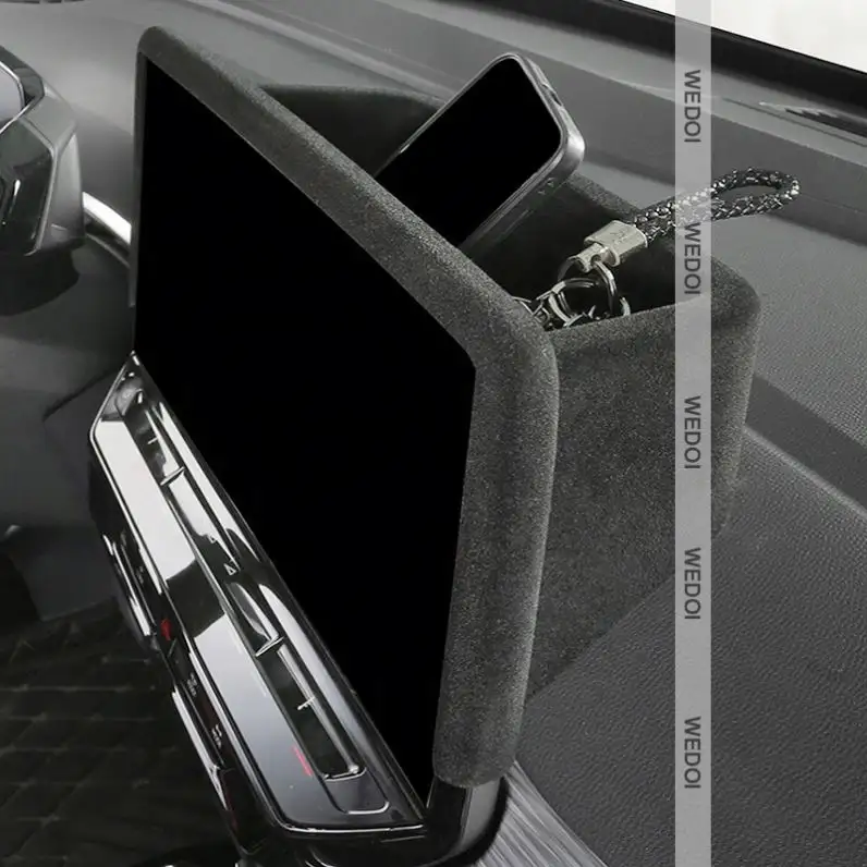 Scatola di immagazzinaggio dello schermo di navigazione posteriore per VW ID.4X/Crozz nuova Console centrale Organizer Box accessori per auto per Volkswagen ID.4 2023