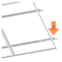 ARTSIGN Connecteur de profil extrudé pour rail de montage solaire, facile à installer, anti-corrosion, pour rail de montage photovoltaïque