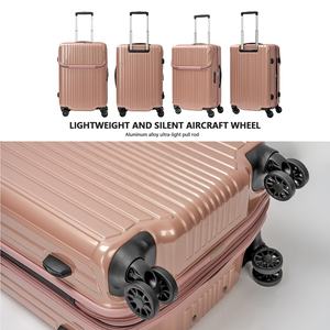 Nouvelle <span class=keywords><strong>valise</strong></span> trolley légère en PC tendance, 18 à 22 pouces, bagage de voyage avec sac pour ordinateur portable - Product Image 4