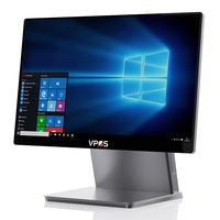Système de point de vente tout-en-un Android en aluminium de qualité supérieure 15,6 pouces avec double écran tactile EPOS pour le commerce de détail et l'hôtellerie