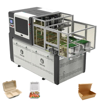 Hoogwaardige volautomatische machine voor het maken van kleine papieren voedselverpakkingen voor fruitpizza's