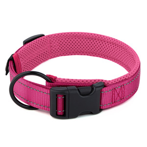 Collier pour <span class=keywords><strong>chien</strong></span> en nylon, maille sandwich respirante, réglable, pour chiens de petite, moyenne et grande taille, anti-perte, anti-évasion, accessoires pour animaux de compagnie - Product Image 3