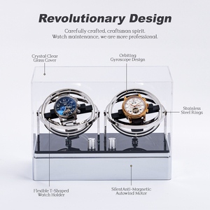 Gostar – double <span class=keywords><strong>remontoir</strong></span> de montre en métal argenté doré, bijoux Orbit - Product Image 5