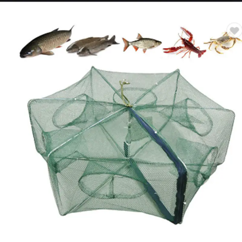 Factory Price Trap Fishing Fish Crab Crayfish Traps Shrimp Net Cage Shrimp Net Material