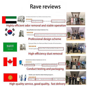برج رش متعدد المراحل جديد مع تقنية السايكلون لالتقاط الغبار الناعم، برج رش هجين للطلاء الكيميائي مصنوع من الفولاذ المقاوم للصدأ - Product Image 4