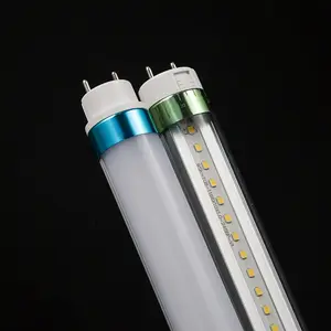 Wiscoon tubo de alumínio led, tubo de luz de alumínio com alto lumens 1200mm 20w 4ft t8