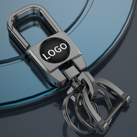 Porte-clés Logo personnalisable double face de qualité supérieure pour Mercedes et pour BMW Vintage et mode porte-clés en alliage de zinc cadeau de voiture