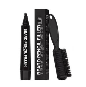Private label Impermeabile di Lunga Durata <span class=keywords><strong>Barba</strong></span> Matita di Riempimento <span class=keywords><strong>Barba</strong></span> Penna <span class=keywords><strong>con</strong></span> la Spazzola per Gli Uomini - Product Image 3