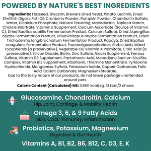 Petop OEM/ODM Integratori Multivitaminici Masticabili per <span class=keywords><strong>Cani</strong></span> - Supporto Naturale per Articolazioni e Anca con Omega-3 e Glucosamina Biologica - Product Image 4