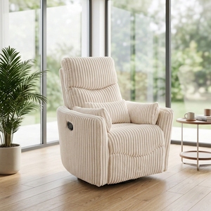 <span class=keywords><strong>Fauteuil</strong></span> <span class=keywords><strong>inclinable</strong></span> pivotant à bascule avec chargeur USB, dossier haut, pour chambre d'enfant, salon et chambre à coucher - Product Image 1