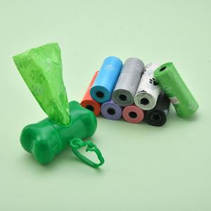 Sacs à déjections canines en forme d'os, 2 rouleaux avec emballage cartonné, sacs imprimés pour chien avec distributeur inclus - Product Image 2