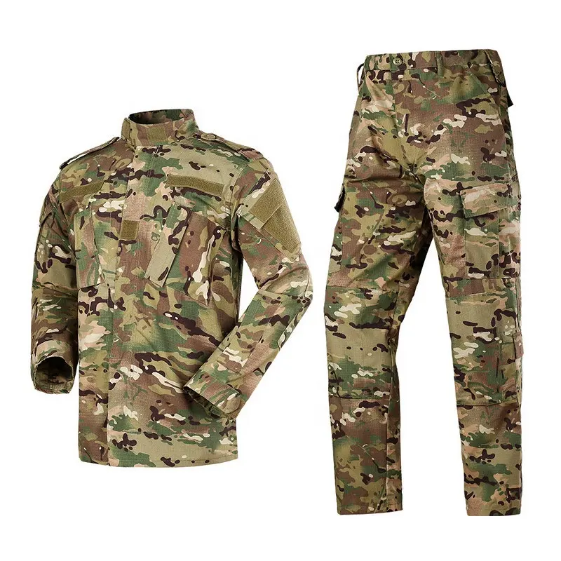 Yakeda 블랙 경찰 육군 ocp 의류 ripstop ACU 바지 통기성 전투 셔츠와 바지 군사 유니폼