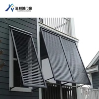 Volets Horizontaux Fixes Extérieurs Modernes en Alliage d'Aluminium pour Fenêtre, Porte, Ventilation, Pare-Soleil, Climatiseur – Durables pour Entrepôts et Hôtels