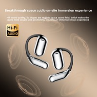 Écouteurs sportifs nouvelle génération à succès avec écran tactile LCD couleur, traduction intelligente IA, étanchéité IPX5 5.4 et conception à crochet d'oreille