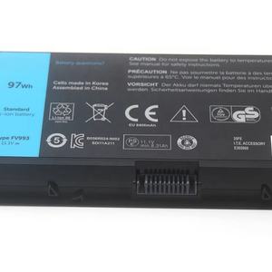 Batterie d'ordinateur portable de qualité FV993 FJJ4W pour <span class=keywords><strong>Dell</strong></span> M4600 M4700 M4800 <span class=keywords><strong>M6600</strong></span> M6700 M6800 11.1V 97WH - Product Image 6