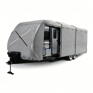 Housse de protection <span class=keywords><strong>pour</strong></span> caravane Bestway F-53, résistante au vent, à l'eau, à la grêle, aux UV, protection quatre saisons, épaisseur 4 mils - Product Image 1