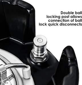 Kegmaxs سخيف البرميل البيرة 3 جالون 12 لتر الكرة قفل برميل كورنيليوس معدات تخمير البيرة مع NSF شهادة تنظيف البرميل - Product Image 6