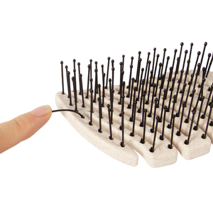 Ensemble de brosses à cheveux en plastique personnalisées, peigne de coiffure pour paume d'ange, peigne à cheveux haut creux, manche en ABS, poils pour massage capillaire - Product Image 6