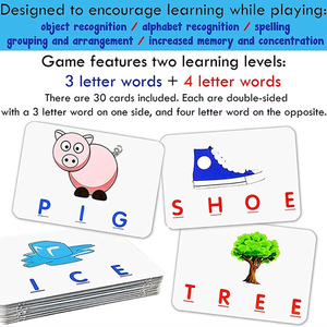 Jeu éducatif en bois pour enfants : Apprentissage précoce des lettres anglaises, défi cognitif et mémoire – Vente en gros - Product Image 6