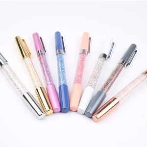 Bolígrafo Publicitario de Metal Color Oro Rosa con Cristal de Diamante, Tinta Azul de 0.5mm, para Fines Promocionales - Product Image 3