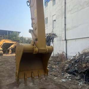 Excavatrice sur chenilles hydraulique Cat329D d'occasion, modèle 2022, avec godet de 1,1 m³, moteur, boîte de vitesses, pompe, bon état et prix avantageux - Product Image 2