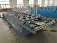 Machine de découpe de tôles IBR en acier coloré pour tuiles / Machine de formage de tuiles métalliques avec moteur 4KW et roulement