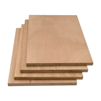 Contrachapado Ignífugo 4x8 Certificado ASTM E84 Clase E0, Paneles de Madera Resistentes al Fuego para Almacenes Modernos, Decoración de Muebles