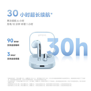 Écouteurs sans fil Bluetooth Redmi Buds 6 Active Edition, charge Type C, étanchéité IPX4, autonomie de 8 heures, utilisation sportive - Product Image 5