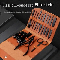 Ensemble de beauté professionnel portable pour l'entretien et la beauté des ongles, collection de soins des ongles de qualité supérieure pour les ongles des doigts