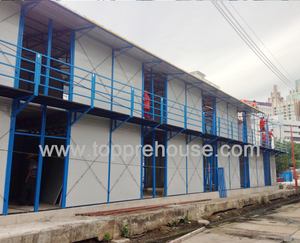 Chi phí thấp 3 phòng ngủ nhanh cabine nhà sàn kế hoạch prefab xây dựng EPS Sandwich Panel mái lao động Thuộc Địa trong nhà kho chỗ ở - Product Image 2