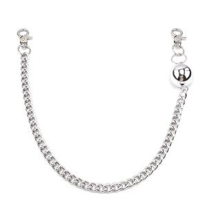 อุปกรณ์ตกแต่งกางเกงแบบโซ่ลูกบอลสแตนเลส สไตล์ฮิปฮอปพังก์ ตกแต่งเดนิมชั้นเดียว - Product Image 5